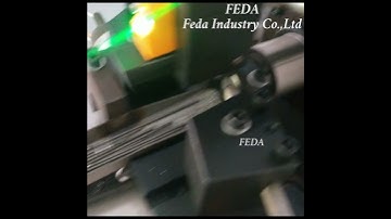 FEDA hydraulic lathe machine with high-speed automatic feeding device for turning and chamfering