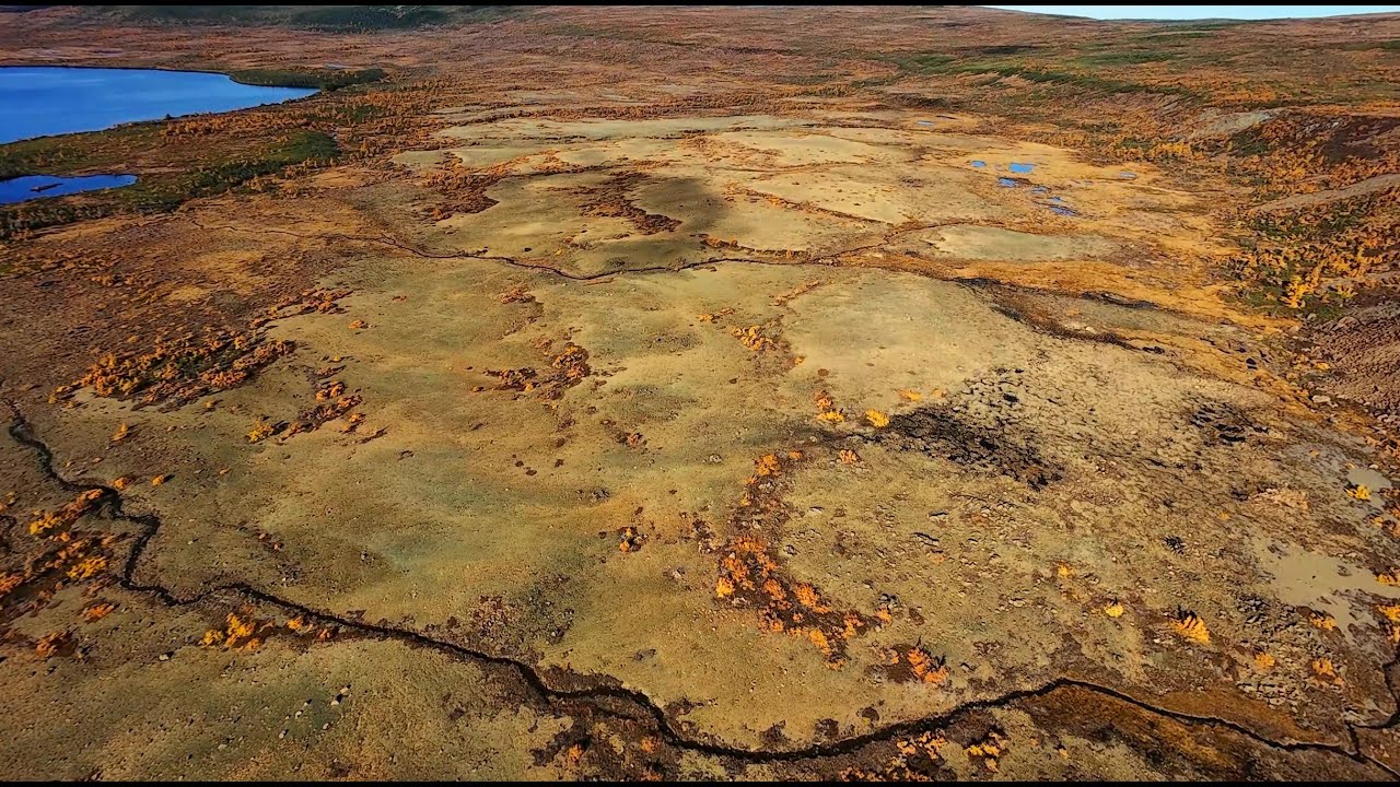 Flying Over Serpentine Barrens On The White Hills - Northern Peninsula Newfoundland - Avata 2 - 4K