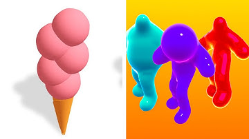 Ice Cream Rush vs Blob Runner 3D |⭐✅❤️✅⭐| All Level Gameplay Android iOS FN3652