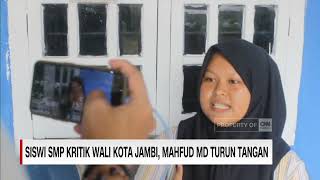 Siswi SMP Kritik Wali Kota Jambi, Mahfud MD Turun Tangan