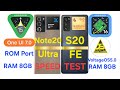 Note20ultra OneUI7[Android15] Vs. S20FE Android16[VoltageOS5.0] - Speed Test
