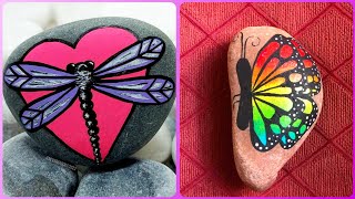 32+funky stone and rock painting ideas