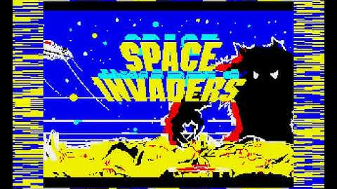 Space Invaders for ZX Spectrum (2021) by SplinterGU