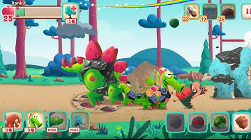 Dino Bash all levels max #91 gameplay walkthrough part 88