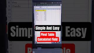 Pivot Table Calculated Field | Simple And Easy | Excel Pivot Table Tips and Tricks #pivottables