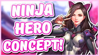Overwatch - FEMALE NINJA HERO CONCEPT