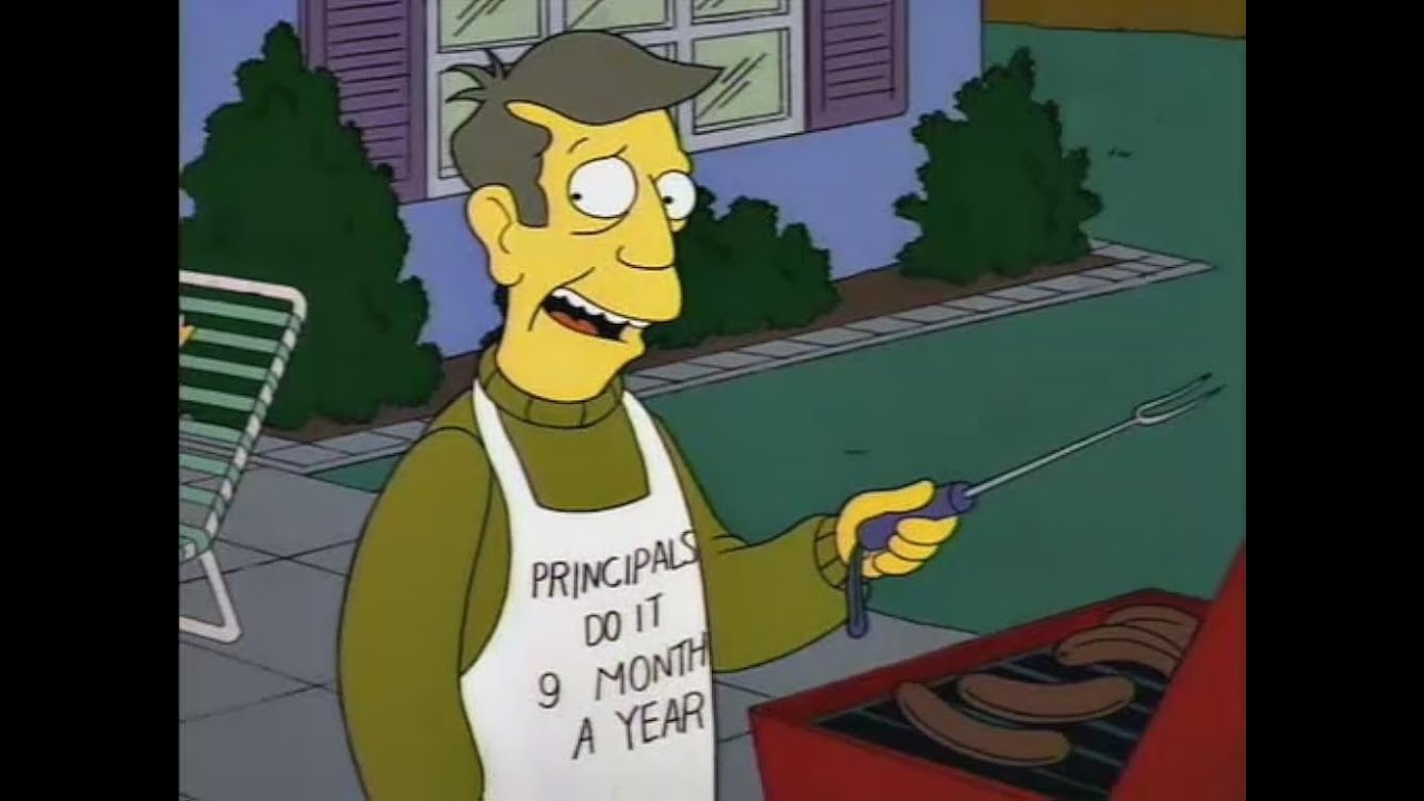 The Simpsons S01E01 | First Appearance of Principal Skinner