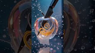 Knife Cutting Crystal Apple 2 Sound Effect