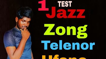 SIM Jazz Telenor Zong Ufone 4G Hot Test You 🥱