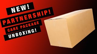 NEW PARTNERSHIP ANNOUNCEMENT! (Care Package Unboxing)