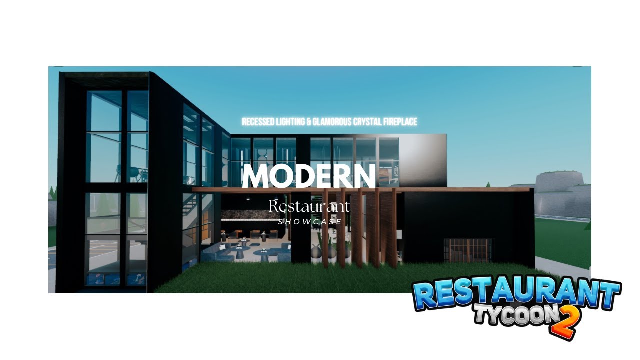 Restaurant Tycoon 2 Dark Modern Mega Plot Restaurant Tour Restaurant 