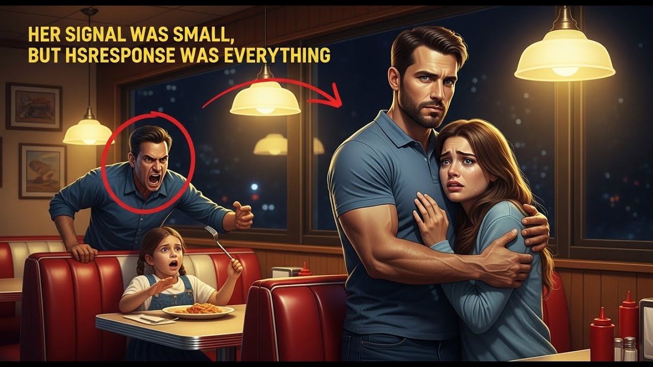 Single Dad Noticed Her Signal—He Stood Up to Protect Her