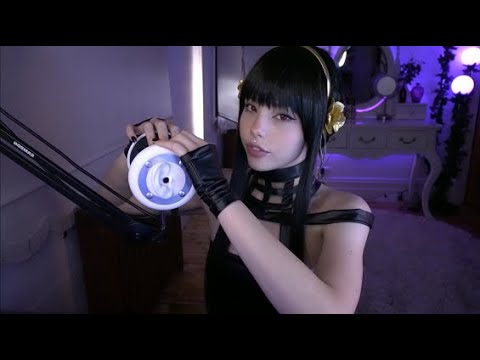 Cosplay ASMR - Yor Forger tapping on the 3dio - YouTube