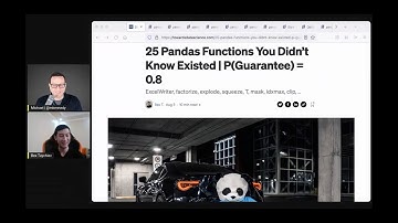 25 Pandas Functions You Didn’t Know Existed - Talk Python to Me Ep.341