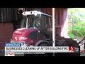 Businesses clean up after fire at former Tubbs factory in Stowe