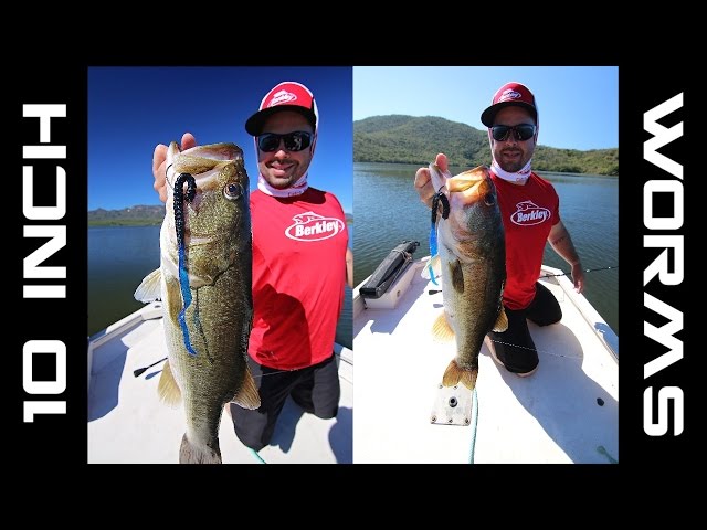 Fishing 10-inch Worms in the Summer for Big Bass 