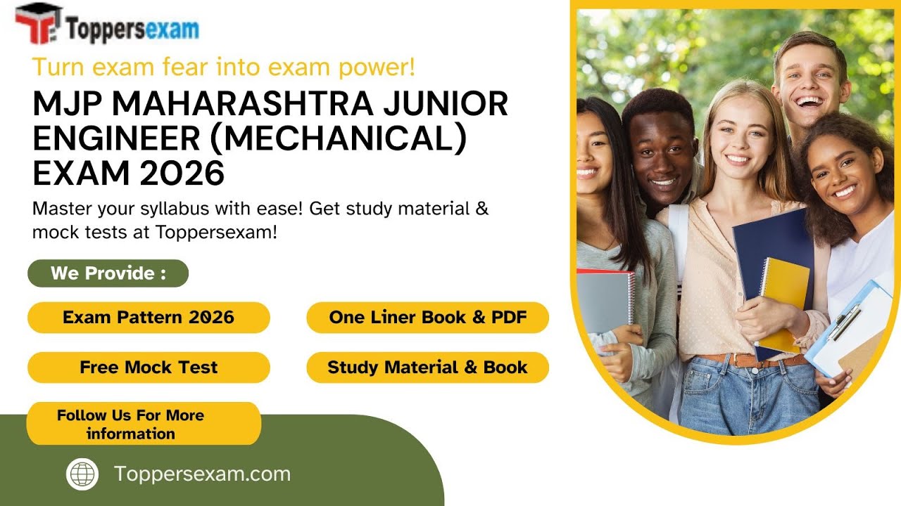 Mjp maharashtra je notification 2026 | mjp maharashtra je eligibility criteria | cut off 2026 