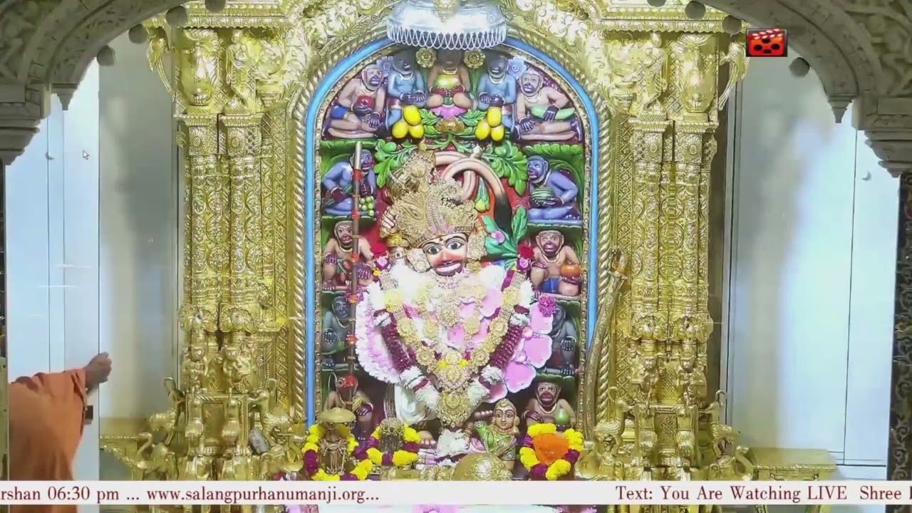 Aarti Darshan Salangpur Date 17-10-2025