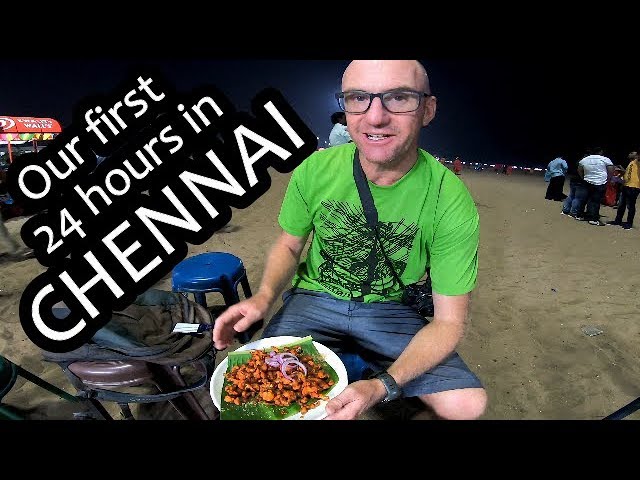Our first 24 hours in Chennai, India | Loving Chennai Street Food (S. India Ep 1)