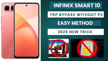 Infinix Smart 10 FRP Bypass Android 15 | Google Account Unlock Without PC (100% Working) Easy Method