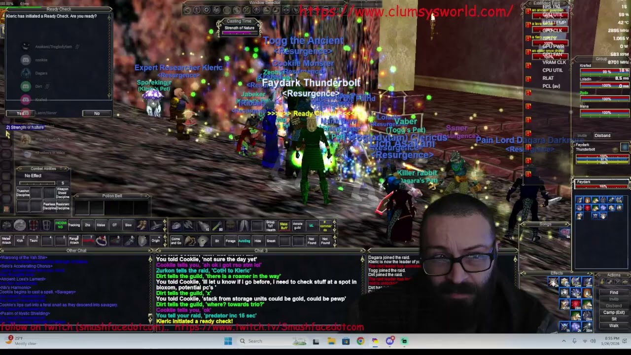 EverQuest- Resurgence raid on Clumsy's world (emulator) 1/26/26