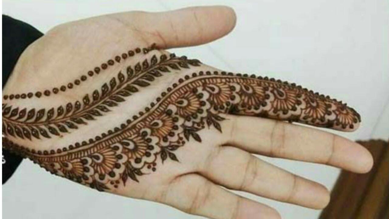 Mehndi Design 2018 Simple And Easy Front Hand Mescar