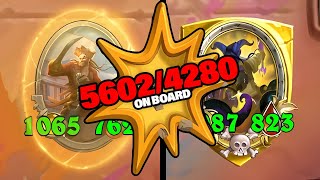 The Ultimate Board of the Strongest Scaling Comp | Dogdog Hearthstone Battlegrounds