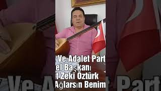Hak Ve Adalet Parti̇si̇ Genel Başkani Yi̇ği̇t Zeki̇ Öztürk Ne Ağlarsin Beni̇m Zülfü Si̇yahim Resimi