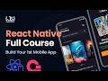 React native course for beginners in 2024  build a full stack react native app