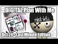 DIGITAL Plan With Me • October 24 • Feat. Cozy Planner Co