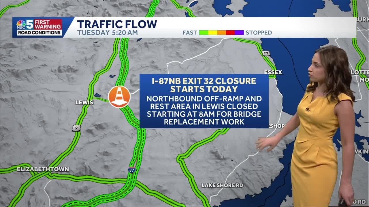 Bridge work leads to ramp closure on Adirondack Northway - YouTube