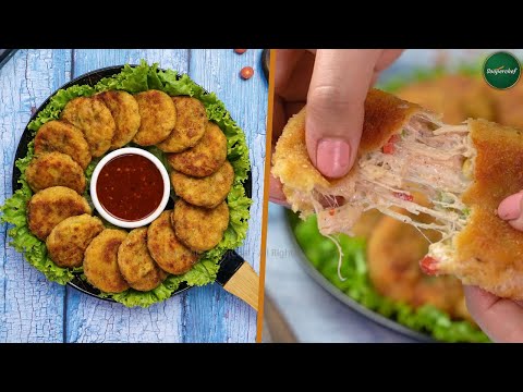 Chicken Cheese Cutlets Recipe by SooperChef | Ramzan Special Recipes