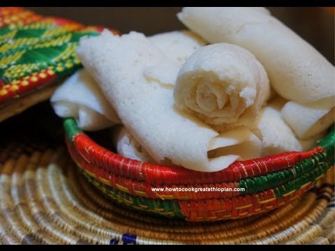 ethiopian-food---injera-how-to-make-recipe---rice-flour-version-not-tef-teff-amharic-english