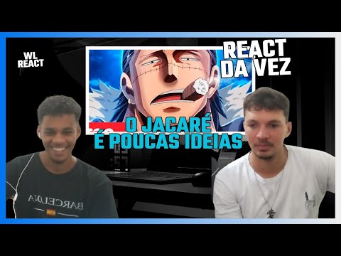 REACT DA VEZ: Rap do Crocodile (One Piece) - O DESERTO SERÁ SEU CEMITÉRIO | NERD HITS