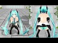 しゃがみ込みミクさん(イタズラver)