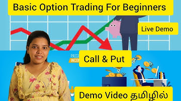 Options Trading Live Example in Tamil | Call & Put Options Explained | F&O Trading with Zerodha