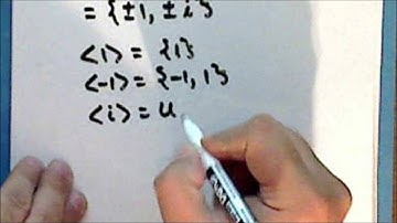 [old series] Abstract Algebra Lecture 18 Part 2