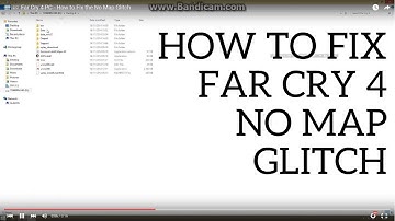 FAR CRY 4 MAP NOT SHOWING BUG / BLACK MAP FIX