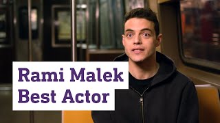 Egyptian-American Actor Rami Malek wins Best Actor