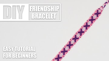 Cross X Shape Crisscross Macrame Friendship Bracelet | Easy Tutorial for Beginners