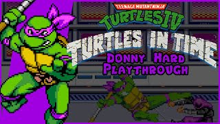 TMNT IV: Turtles in Time (SNES) - Donny Playthrough - Hard - No Commentary