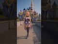 Anime Princess Cosplay at Disneyland Castle 🏰 | Sailor Moon Inspired Fantasy Look