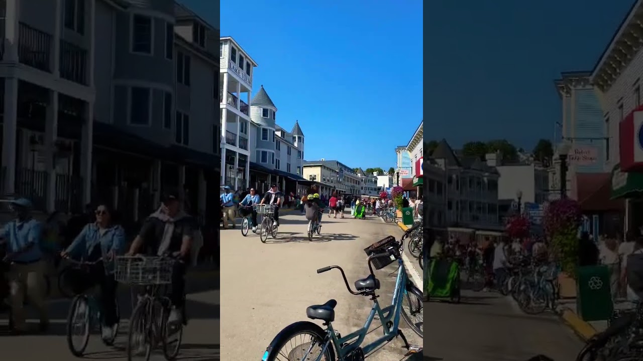 The automobile free island in the states 