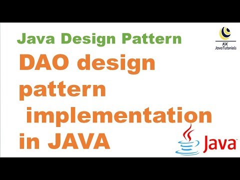 DAO design pattern
