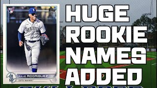 2022 TOPPS COMPLETE SET INFO! MAJOR ROOKIE NAMES INCLUDED!