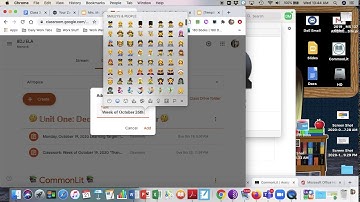 Adding Emojis and Fonts to Google Classroom Topics