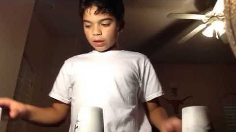 Cup Stacking tutorial 3-3-3