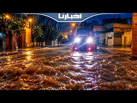 Boumia, Midelt: Heavy rains cause flash floods, sparking concern among residents