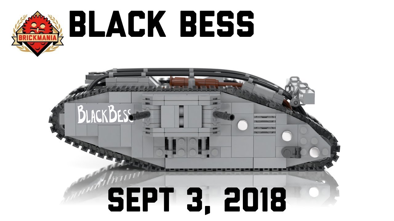 Black Bess - Mark IV Heavy Tank - Custom Military Lego 