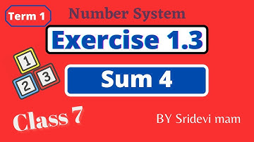 TN Samacheer class 7 maths Term 1 Chapter 1 Number System Exercise 1.3 sum 4 7th maths tamil